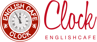 English Cafe CLOCK