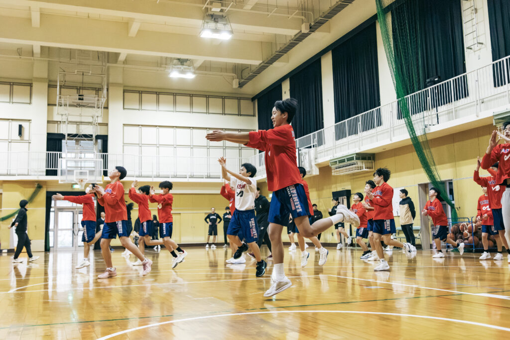 身体操作性を重視したトレーニングの様子